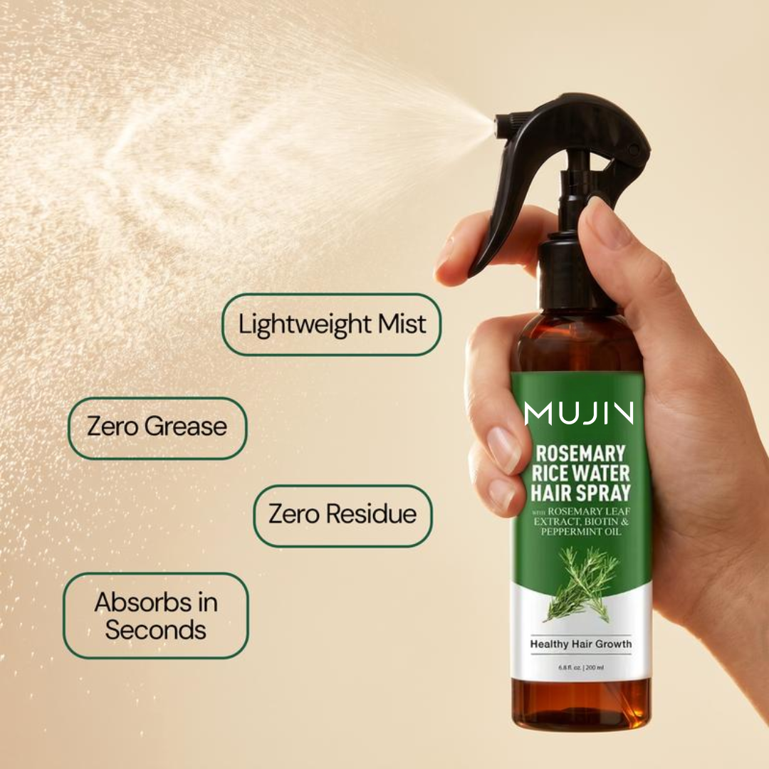 Rosemary & Rice Water Hair Spray
