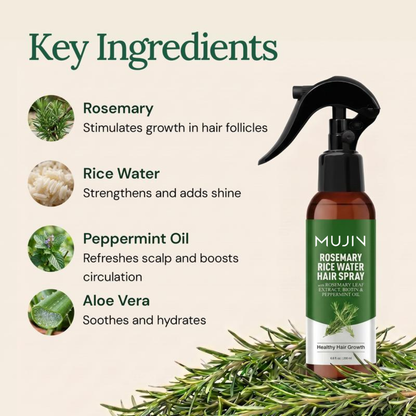 Rosemary & Rice Water Hair Spray